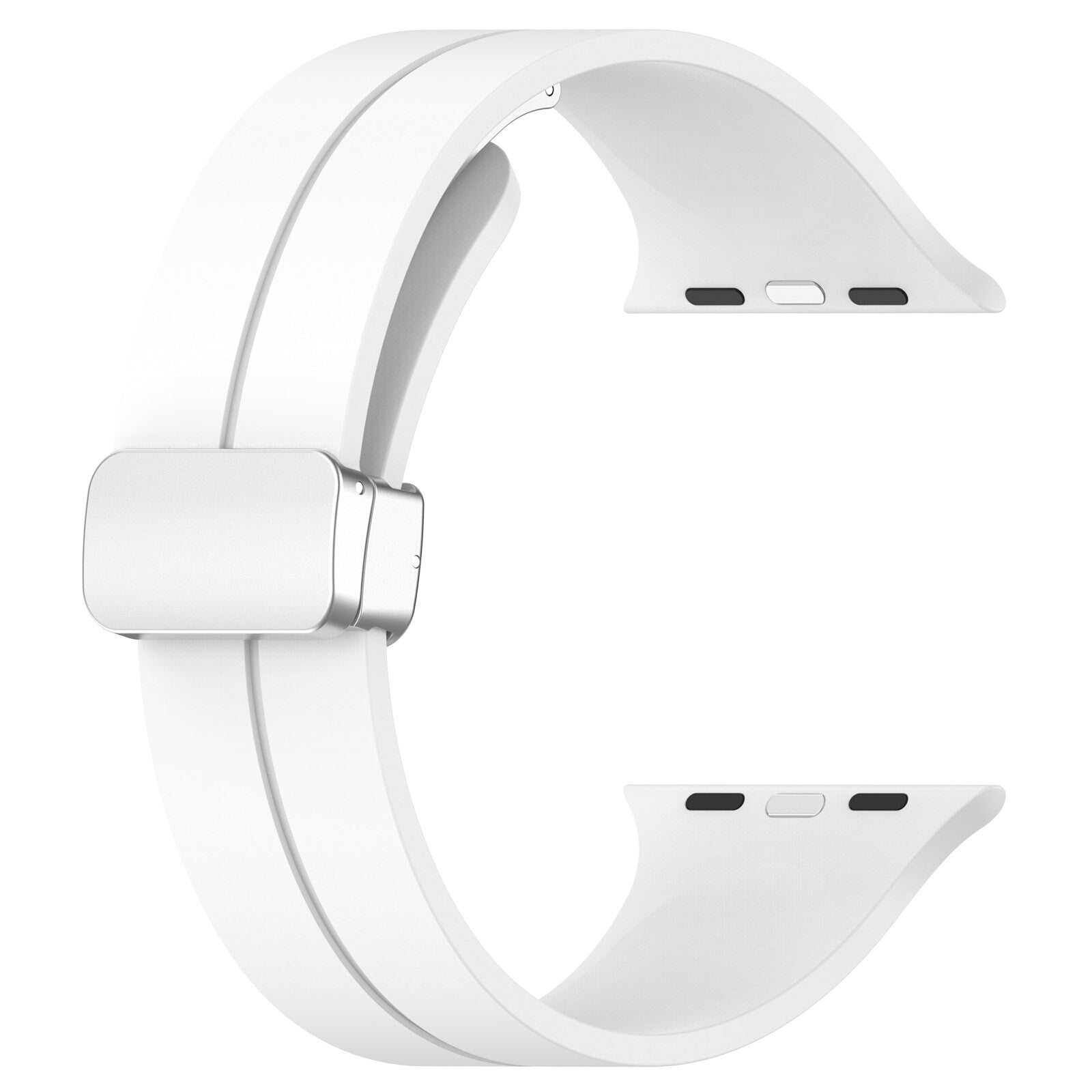 Gummirem for Apple Watch Stål 42/44/49mm Hvit
