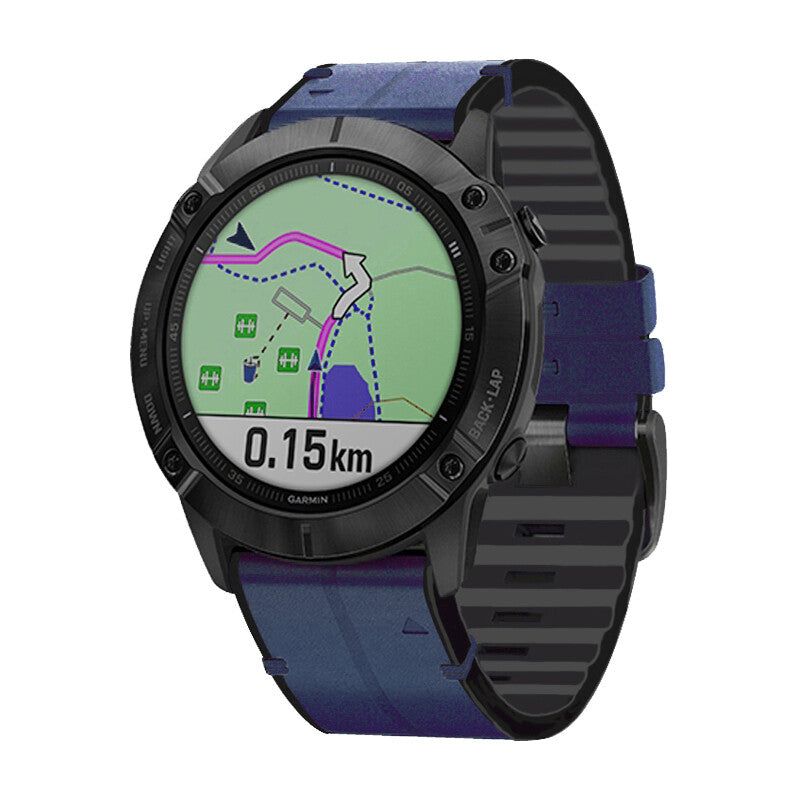 Garmin Quickfit Skinn/gummirem Mørk blå Quickfit