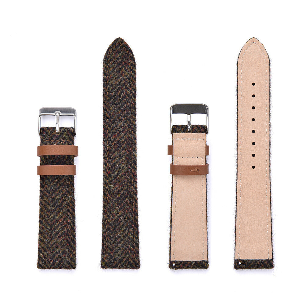 Tweed Strap Brun