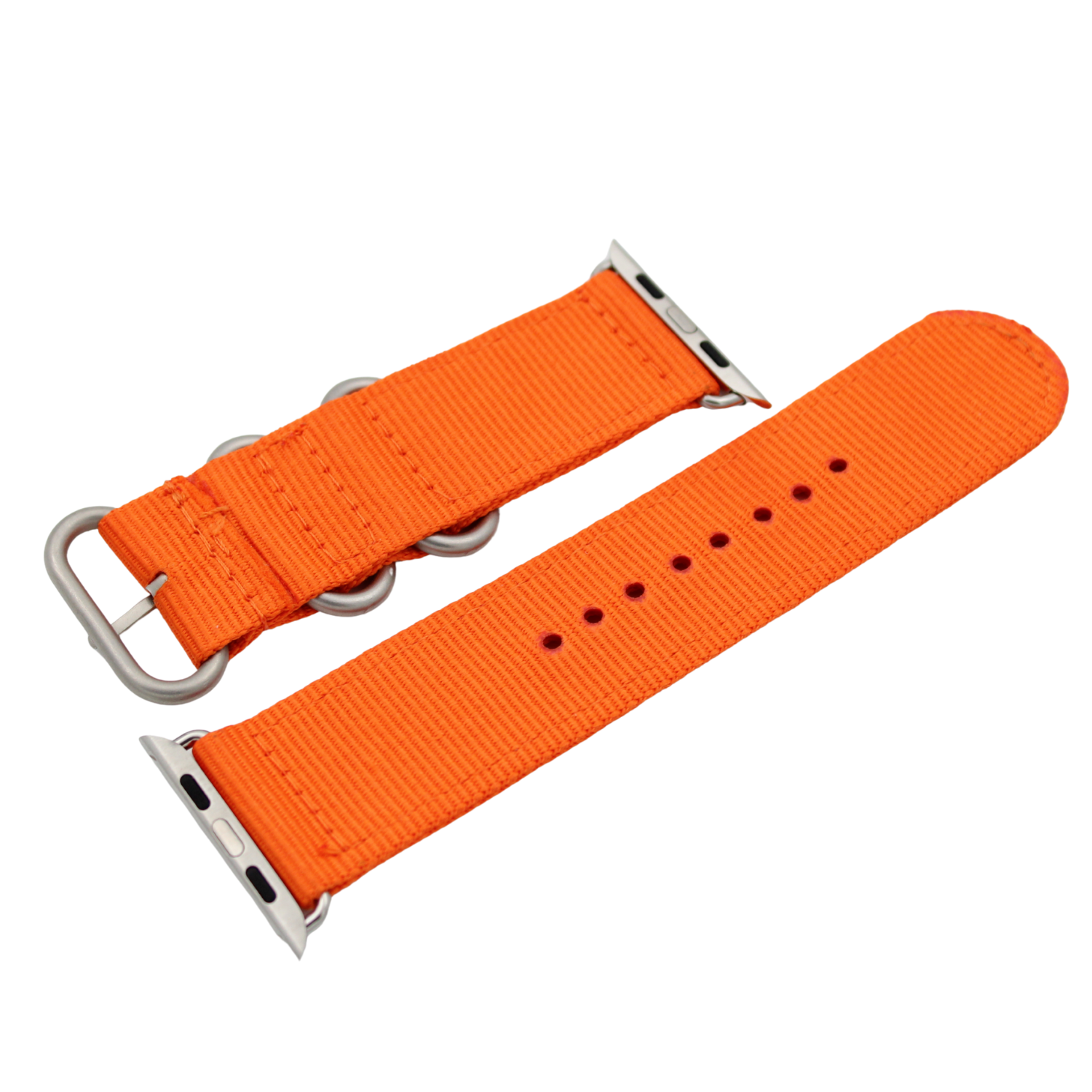NATO strap i Oransje for Apple Watch (42-45 mm)