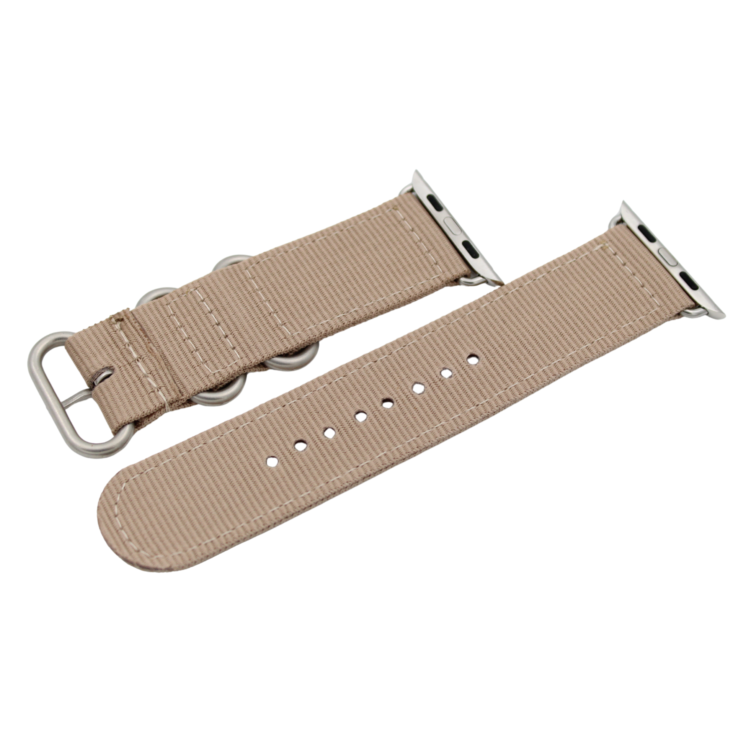 NATO-rem i Beige for Apple Watch (42-45 mm)