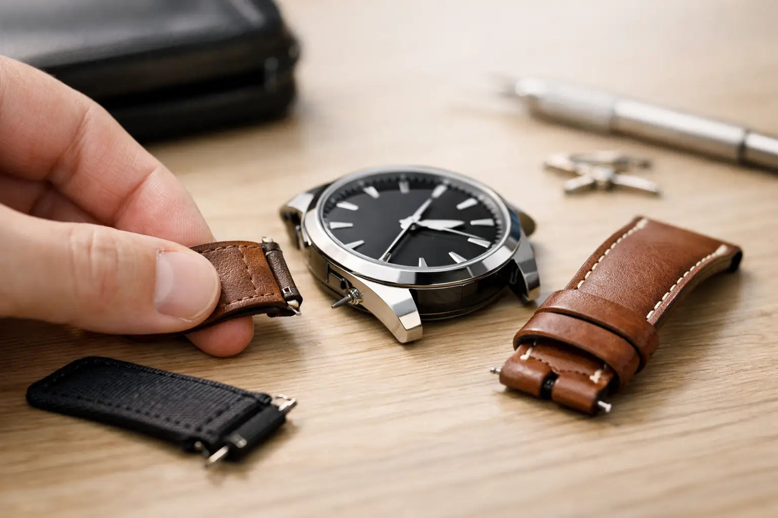 Quick release klokkereim - enklere reimbytte