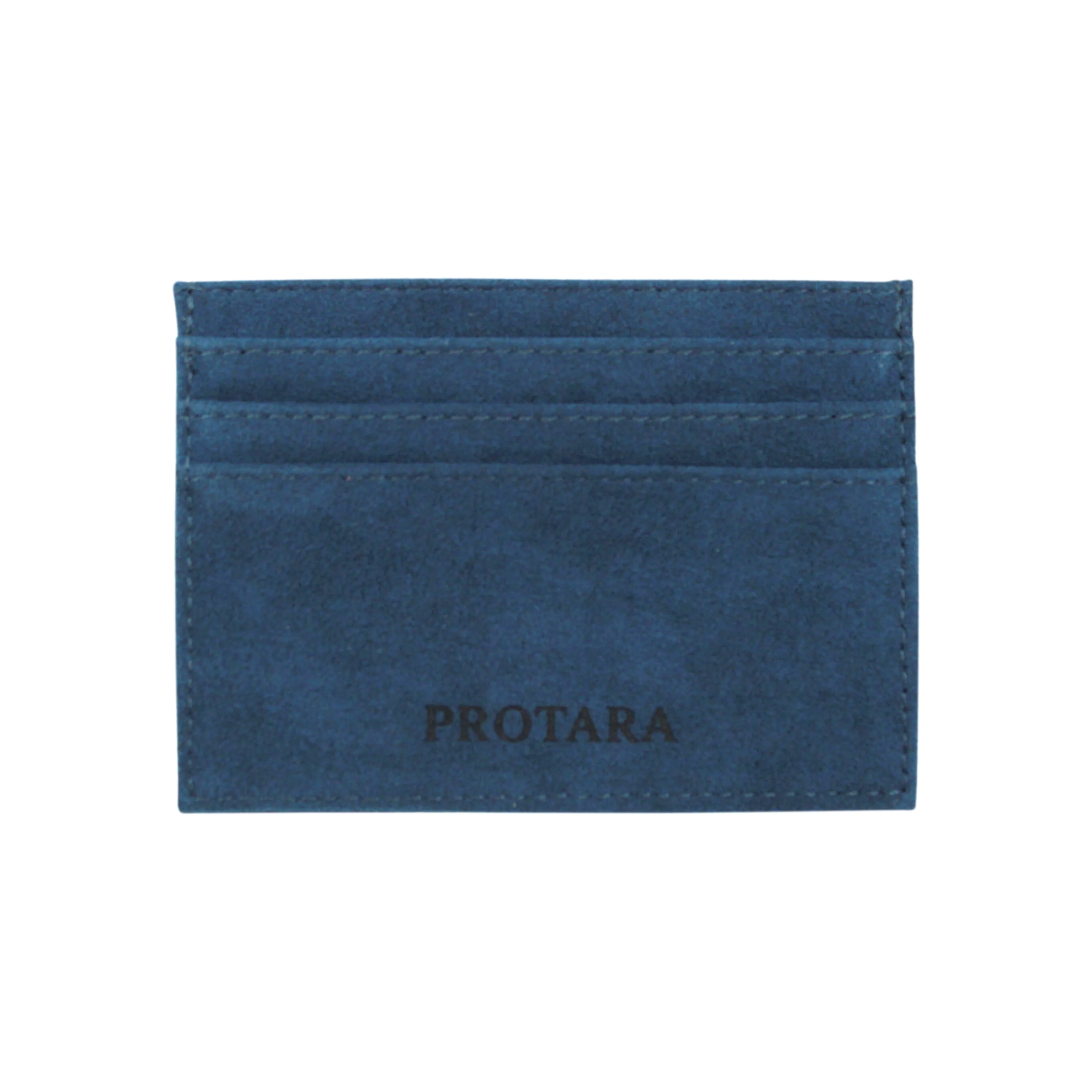PROTARA Alcantara Kartenetui – Ozeanblau