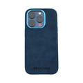 PROTARA Alcantara iPhone 14 Pro deksel - Ocean Voyage Blue