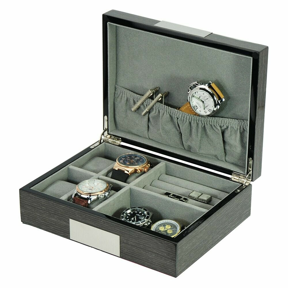 Klokkeboks for 4 ur med oppbevaring
