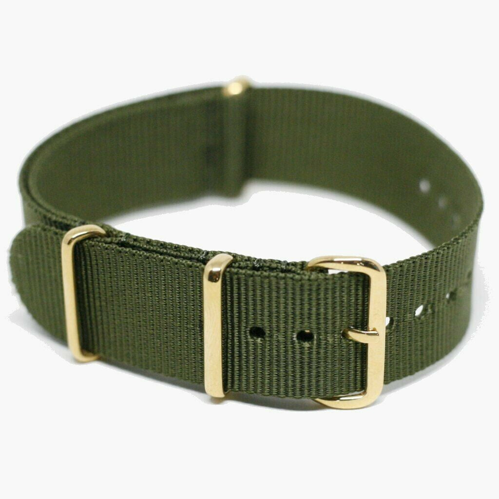 NATO Strap Gull 24MM Oliven
