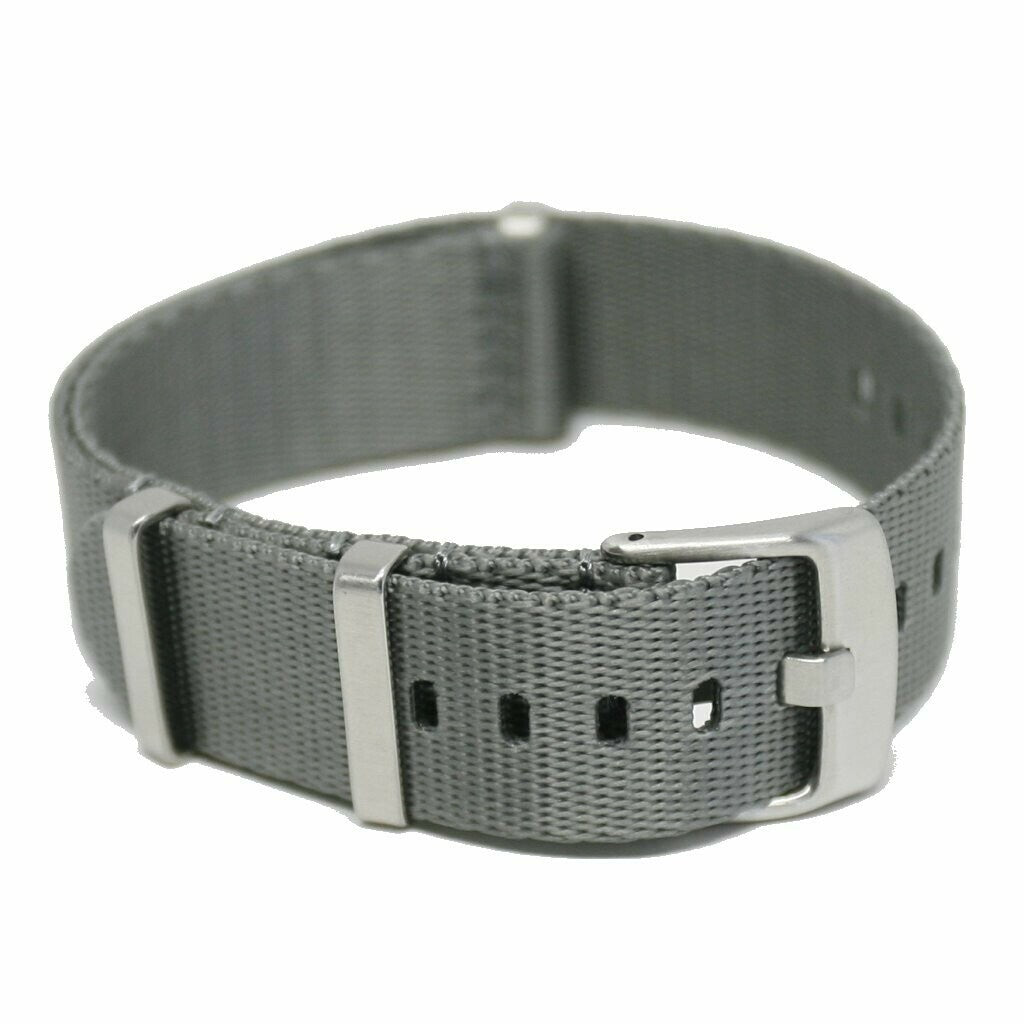Seat Belt Nato Strap Grå