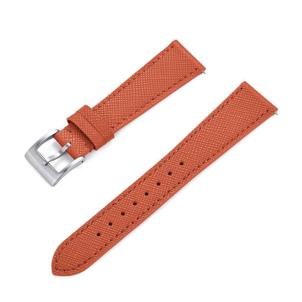 Saffiano Leather Strap Oransje