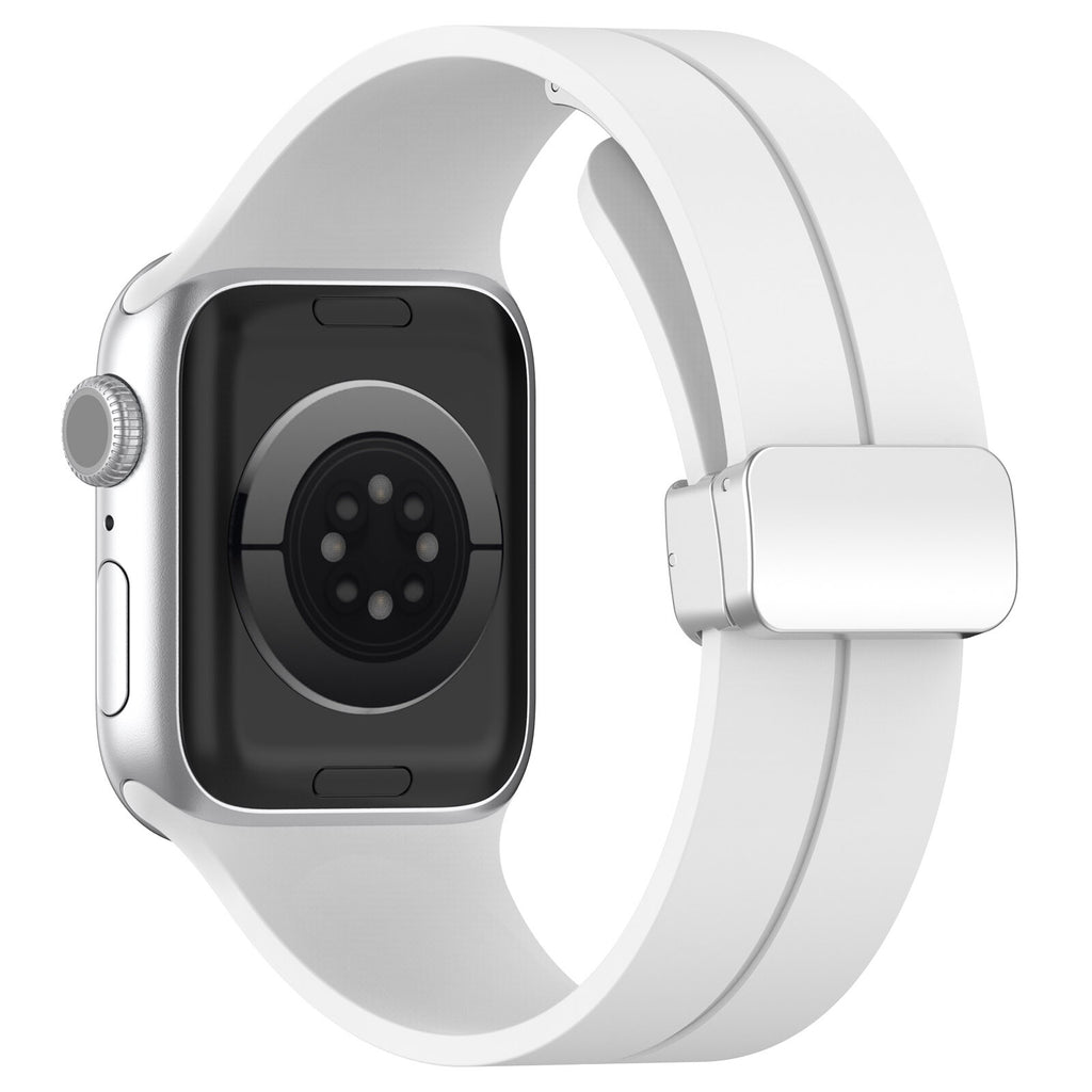 Gummirem for Apple Watch Stål 38/40/41mm Hvit