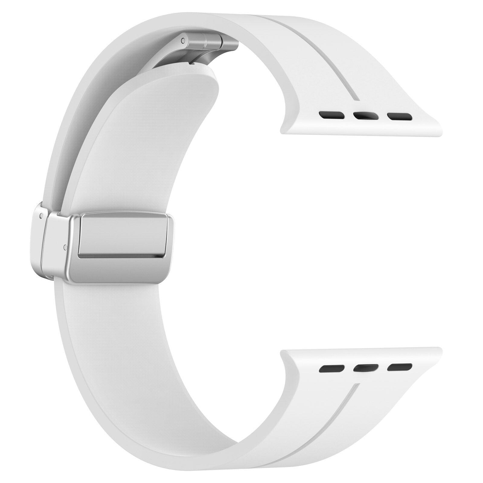 Gummirem for Apple Watch Stål 38/40/41mm Hvit