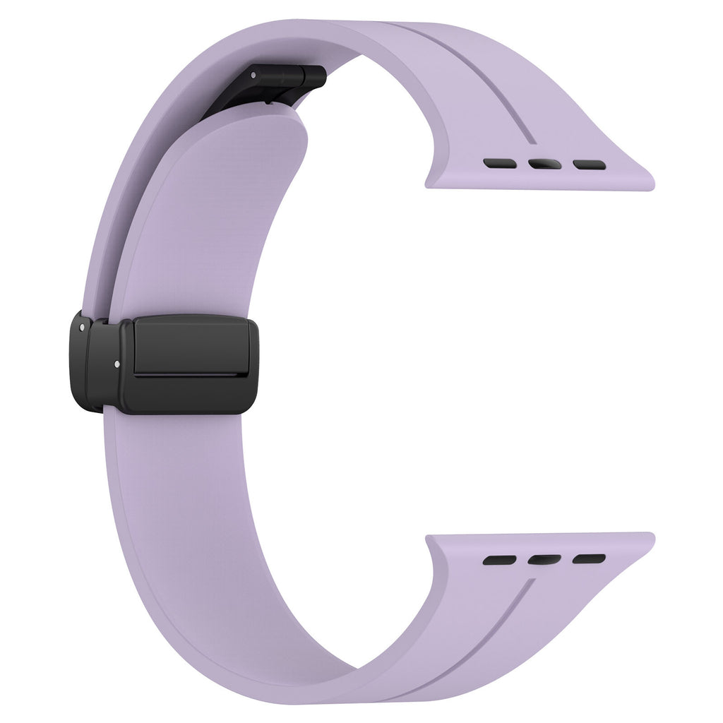 Gummirem for Apple Watch Sort 38/40/41mm Lilla