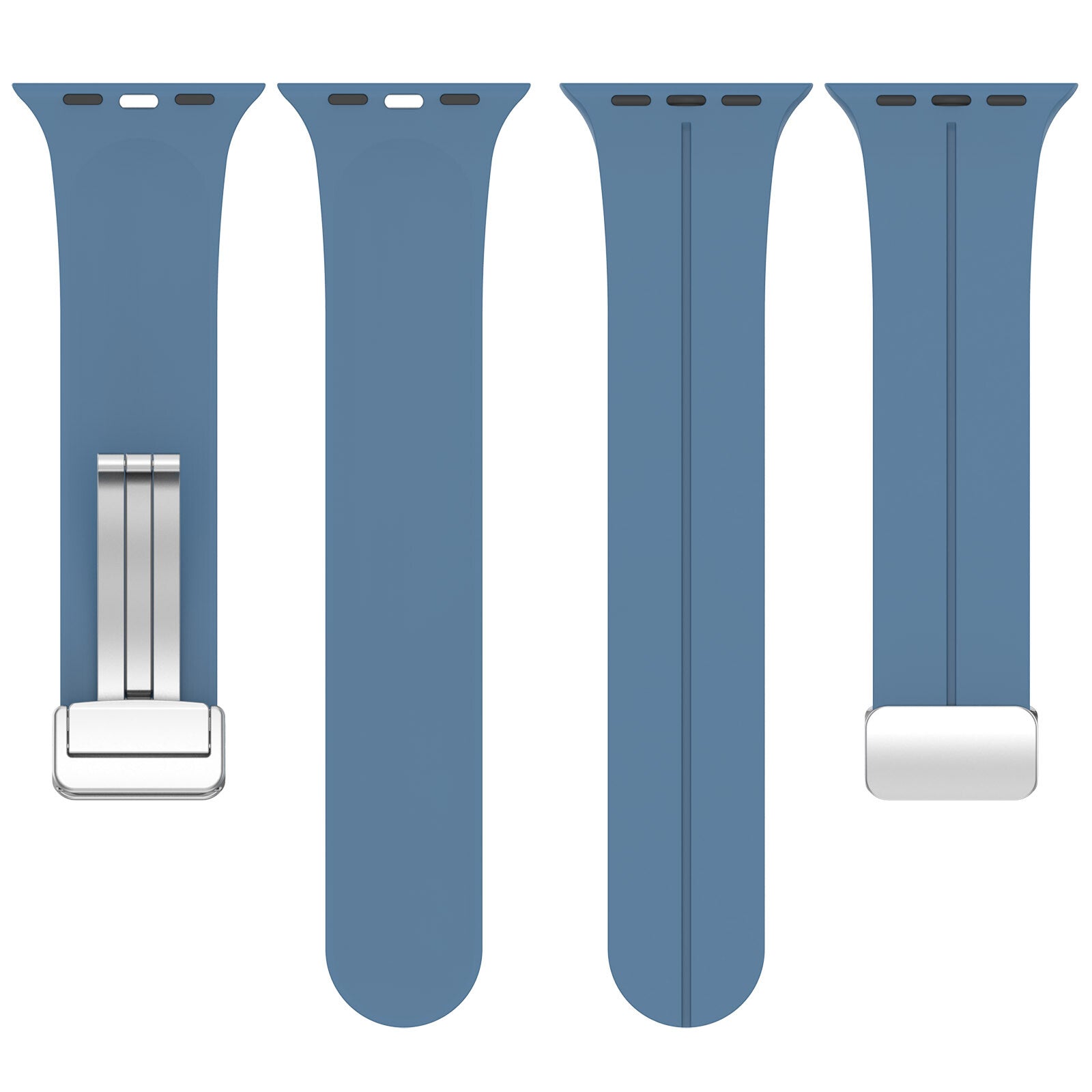 Gummirem for Apple Watch Stål 38/40/41mm Blå