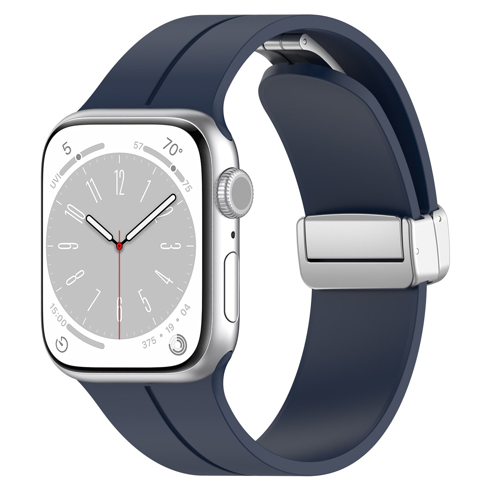 Gummirem for Apple Watch Stål 38/40/41mm Mørk blå