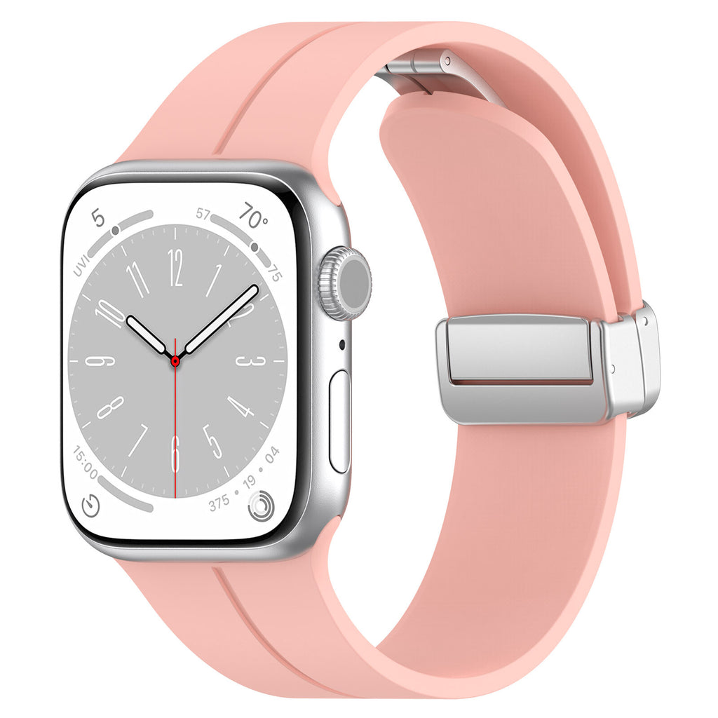 Gummirem for Apple Watch Stål 38/40/41mm Rosa