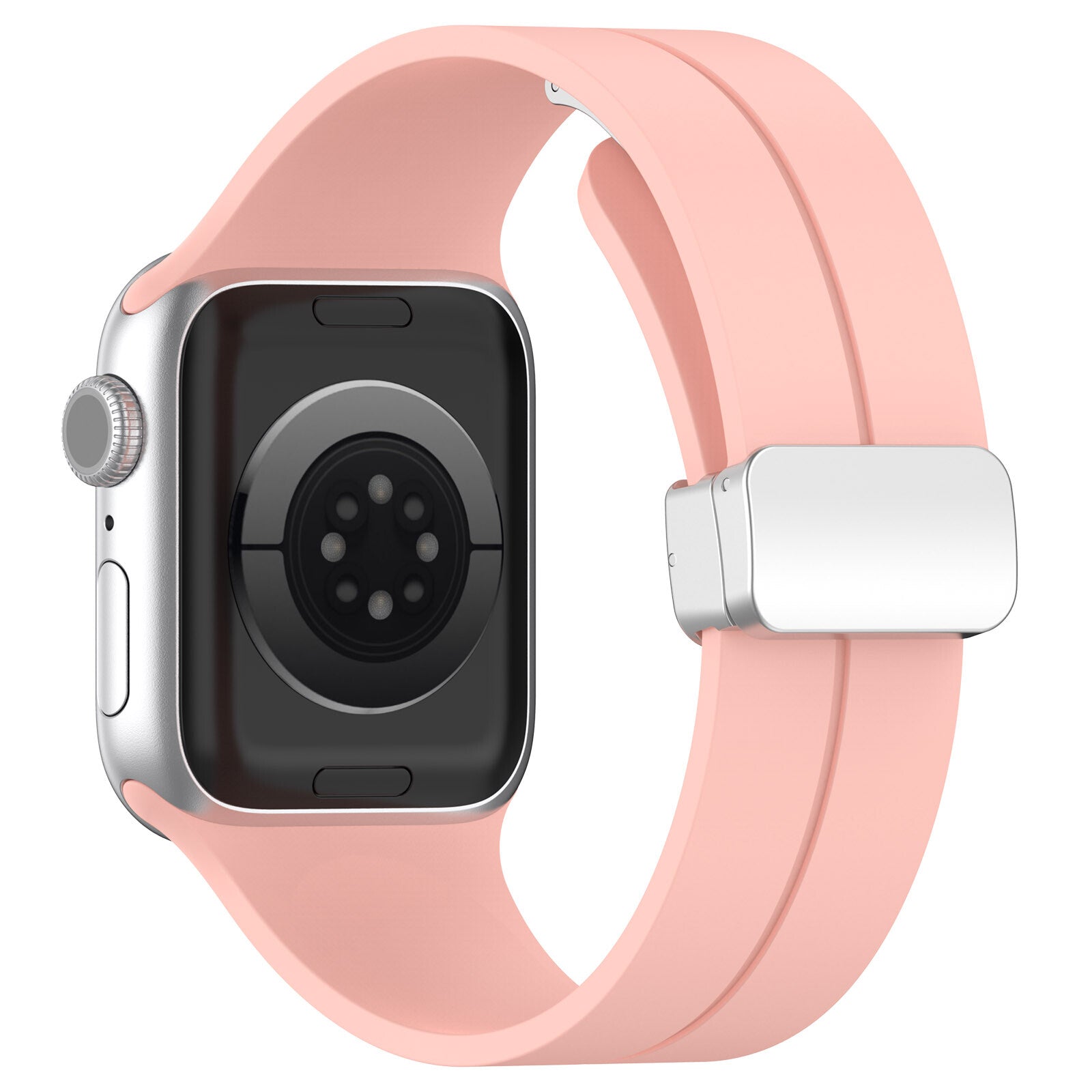 Gummirem for Apple Watch Stål 38/40/41mm Rosa