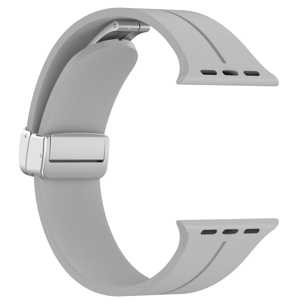 Gummirem for Apple Watch Stål 38/40/41mm Lys grå