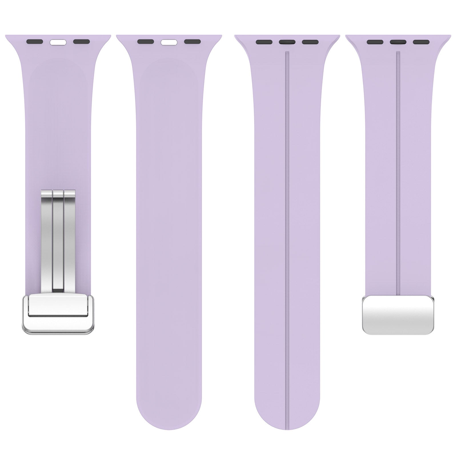 Gummirem for Apple Watch Stål 38/40/41mm Lilla