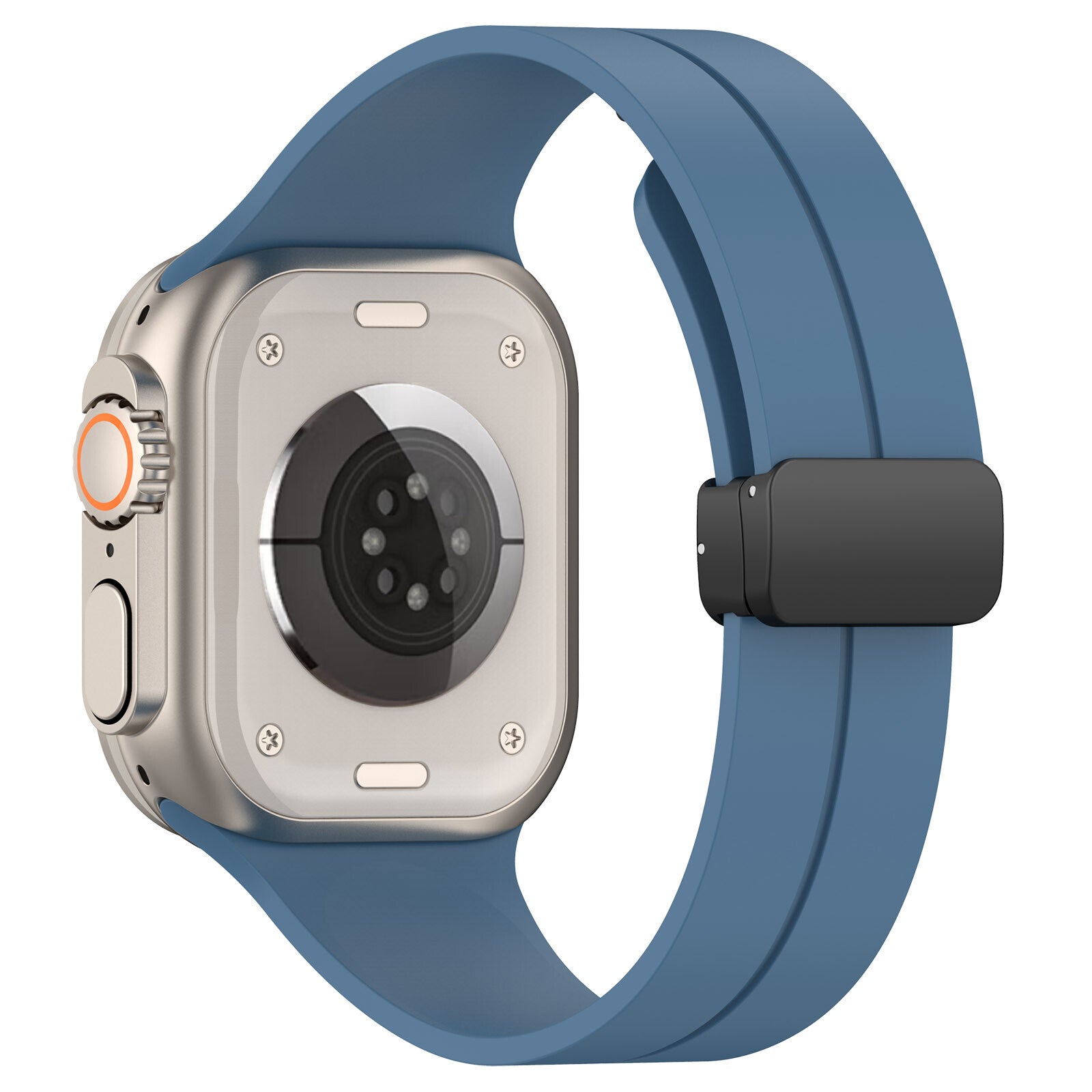 Gummirem for Apple Watch Sort 38/40/41mm Blå