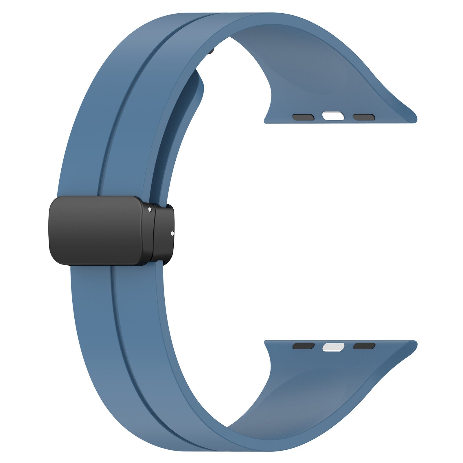 Gummirem for Apple Watch Sort 38/40/41mm Blå