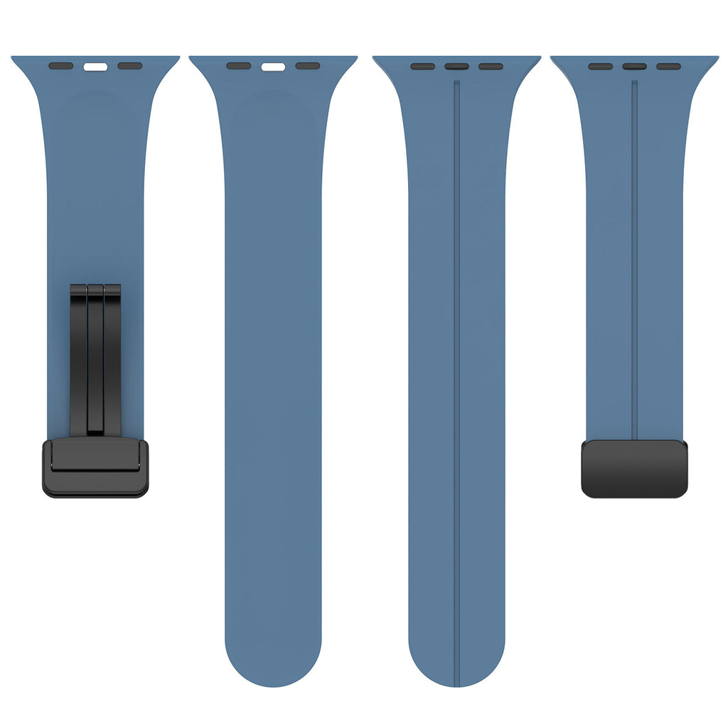 Gummirem for Apple Watch Sort 38/40/41mm Blå