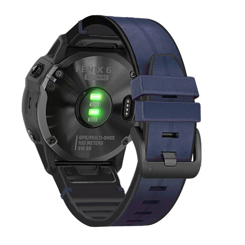 Garmin Quickfit Skinn/gummirem Mørk blå  Quickfit