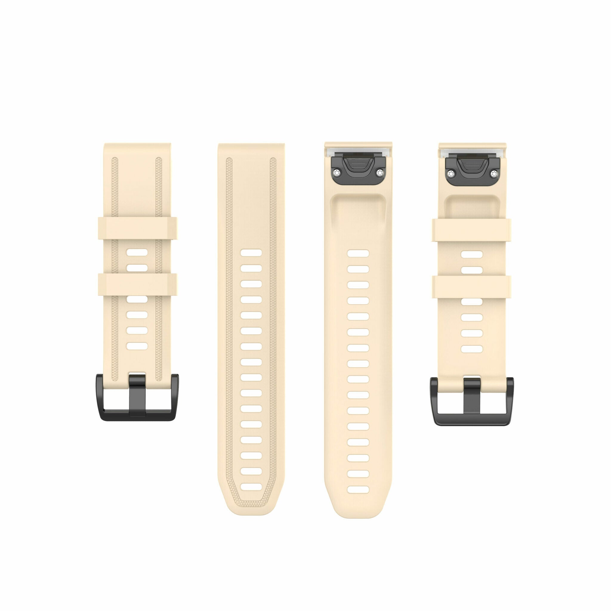 Garmin Quickfit 20mm Gummirem Beige