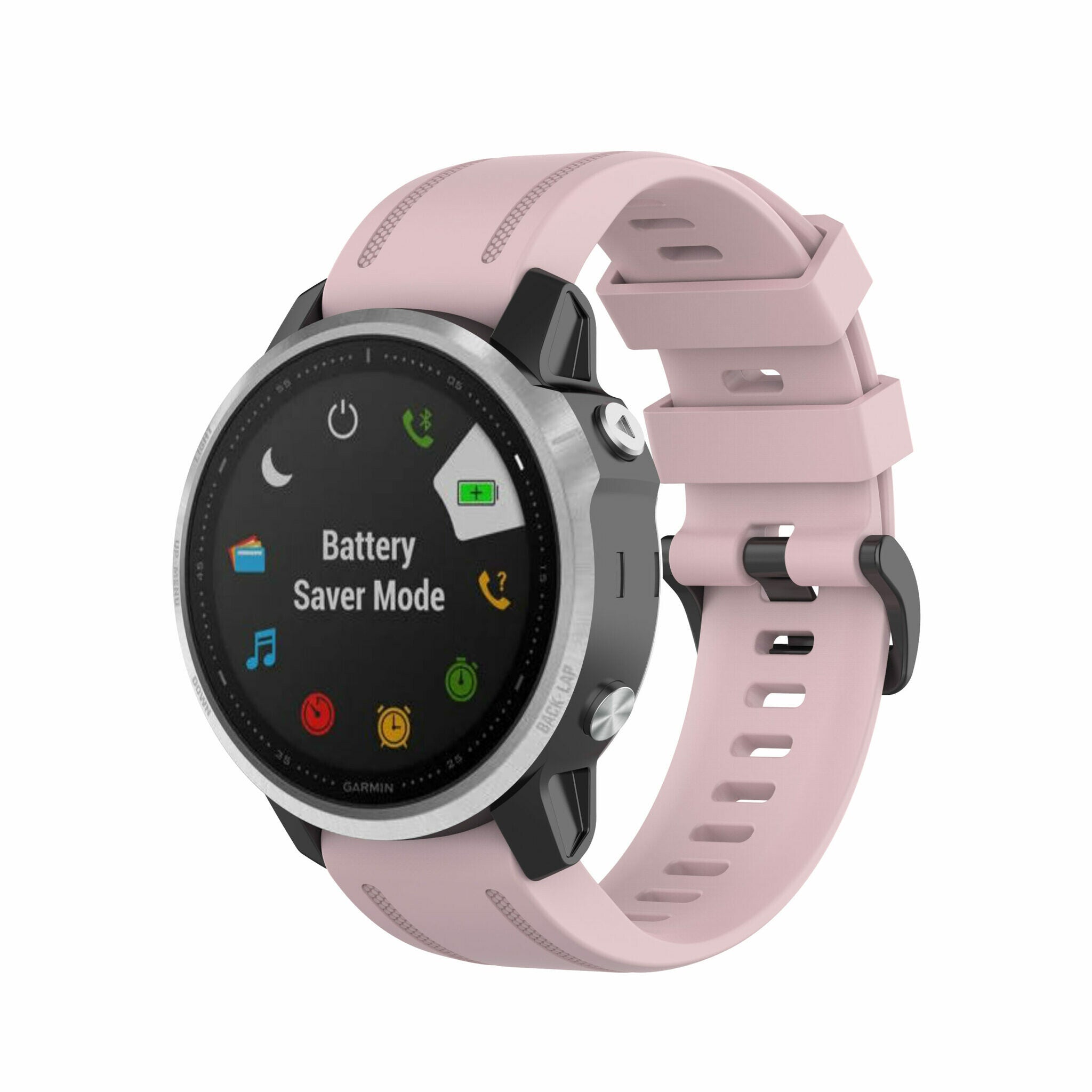 Garmin Quickfit 20mm Gummirem Rosa