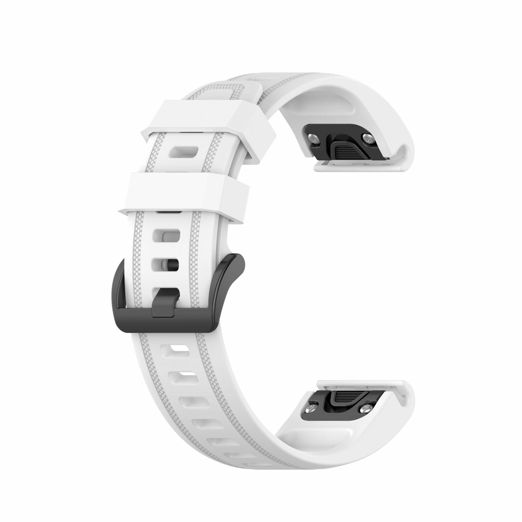 Garmin Quickfit 20mm Gummirem Hvit