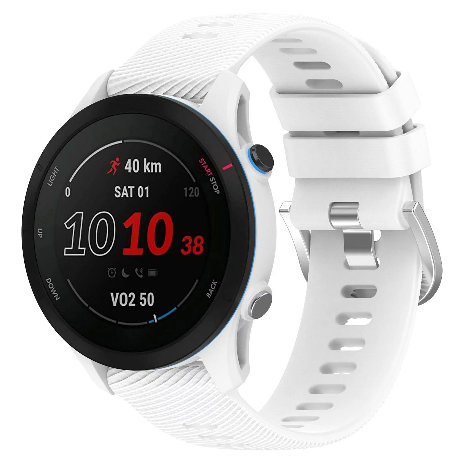 Garmin Quick Release Gummirem Hvit 22mm