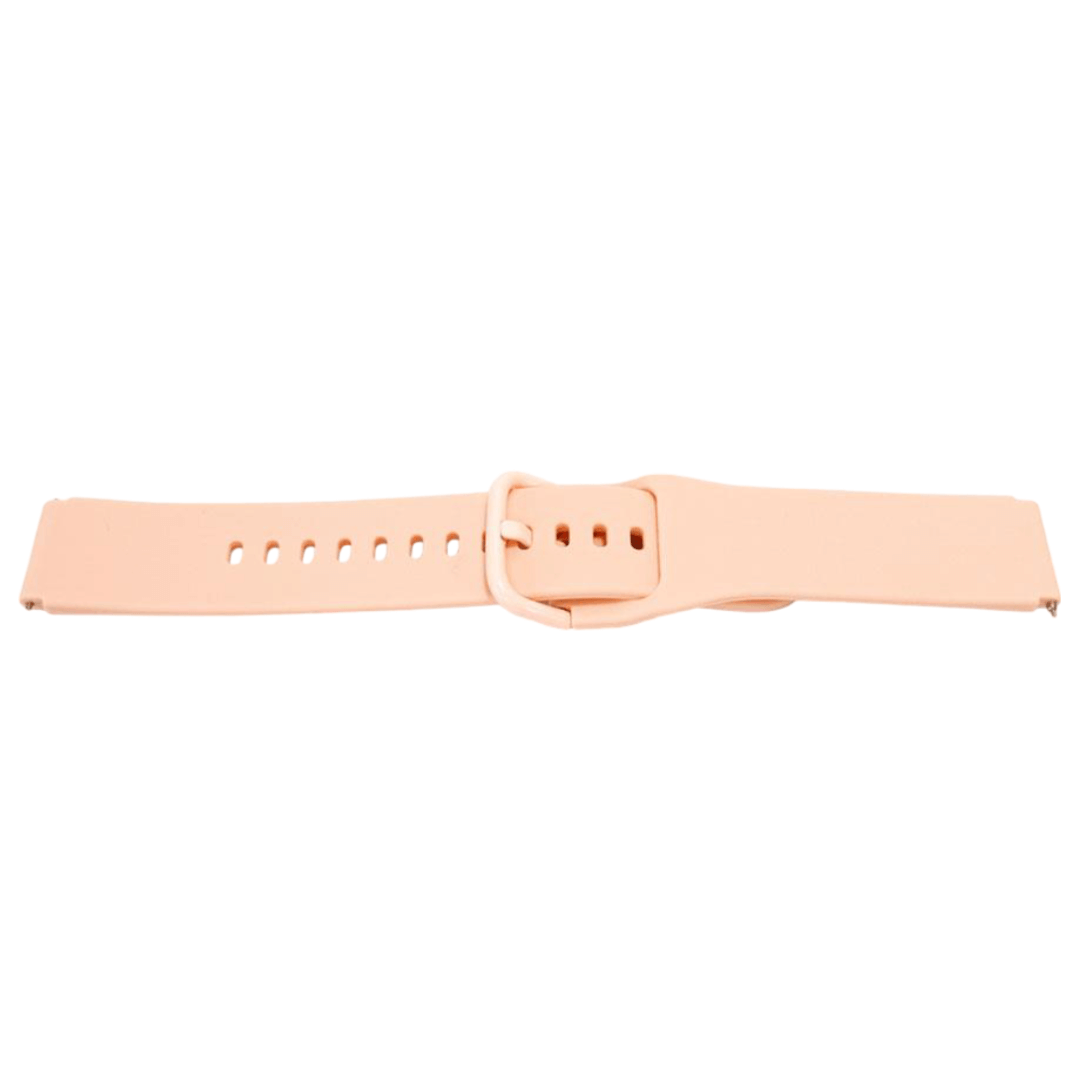 18MM Silikonreim for Garmin Move 3S / Active S / Forerunner 255S i Lys rosa