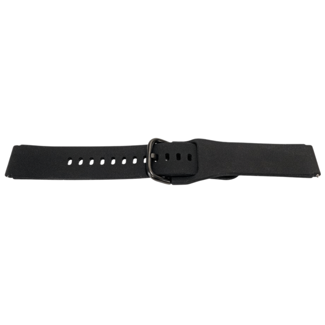 18MM Silikonreim for Garmin Move 3S / Active S / Forerunner 255S i Svart