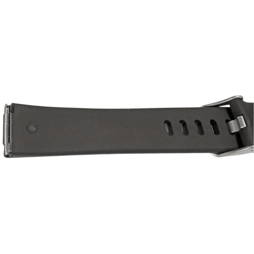 Silikonreim i svart til Fitbit Versa / Versa 2