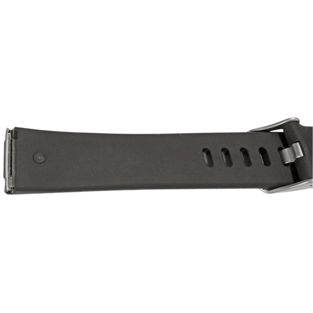 Silikonreim i svart til Fitbit Versa / Versa 2