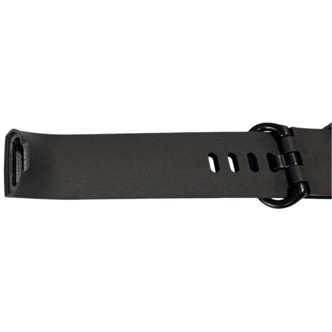 Silikonreim i svart til Fitbit Charge 3