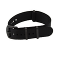Svart Seat belt Natoreim med PVD Spenne