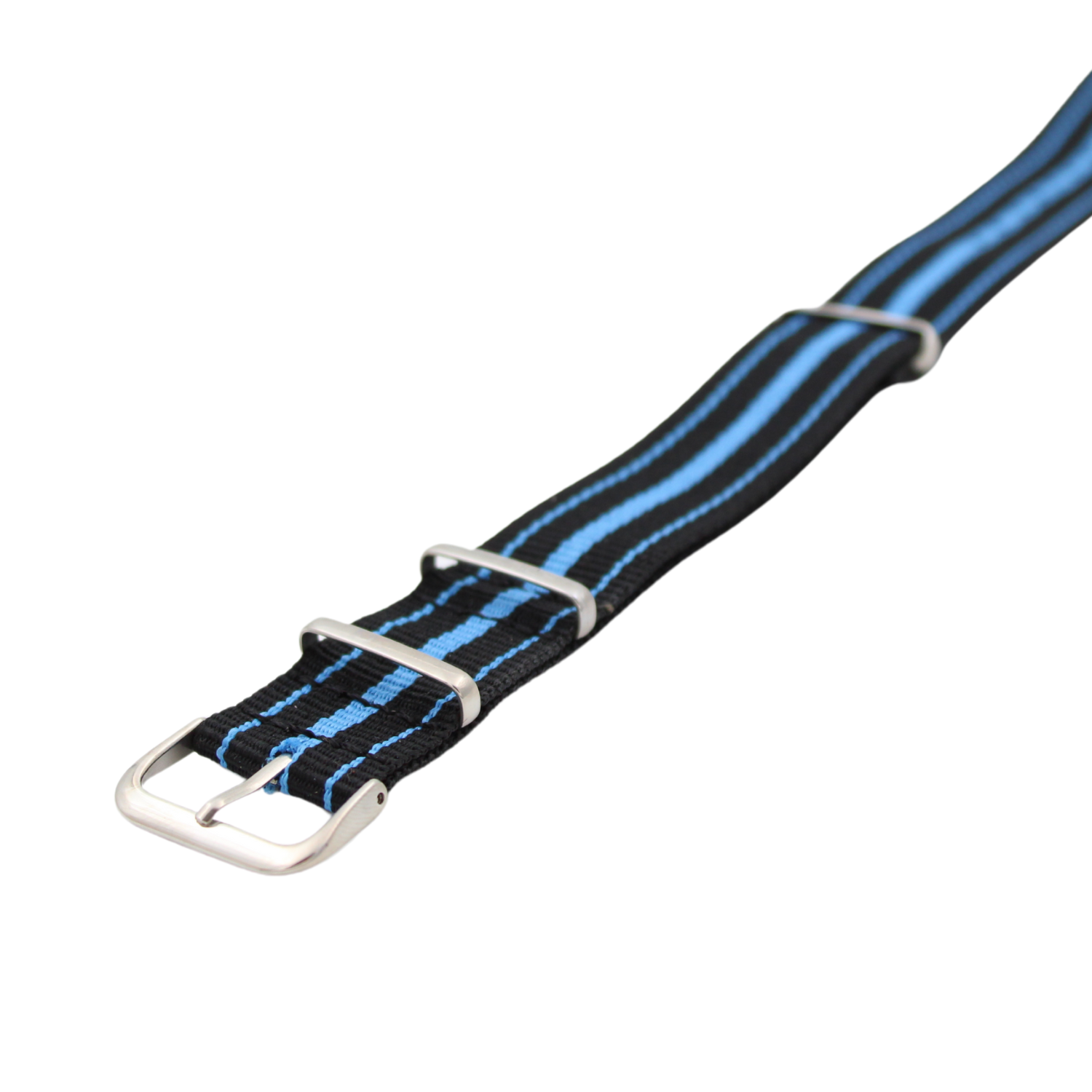 NATO Strap Svart / blå