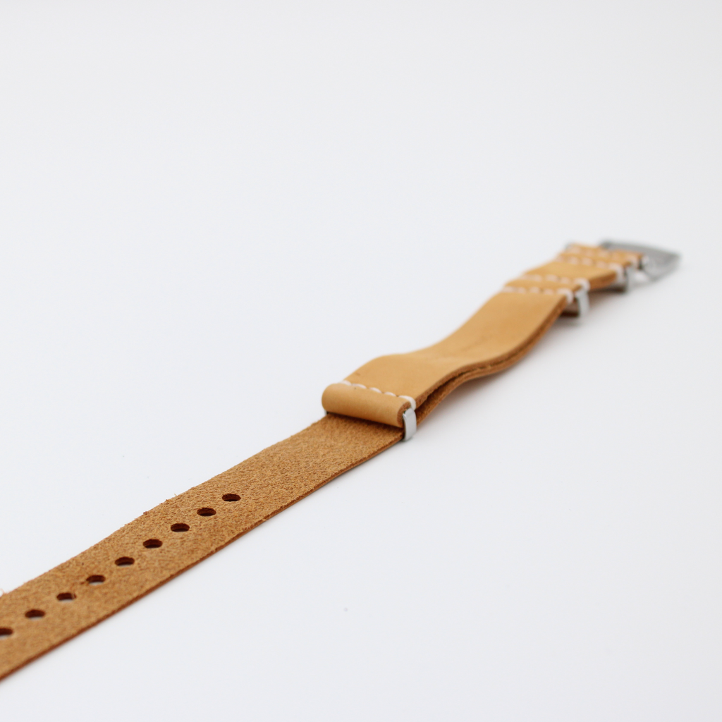 Nato strap - Lys skinnreim i klassisk NATO-design