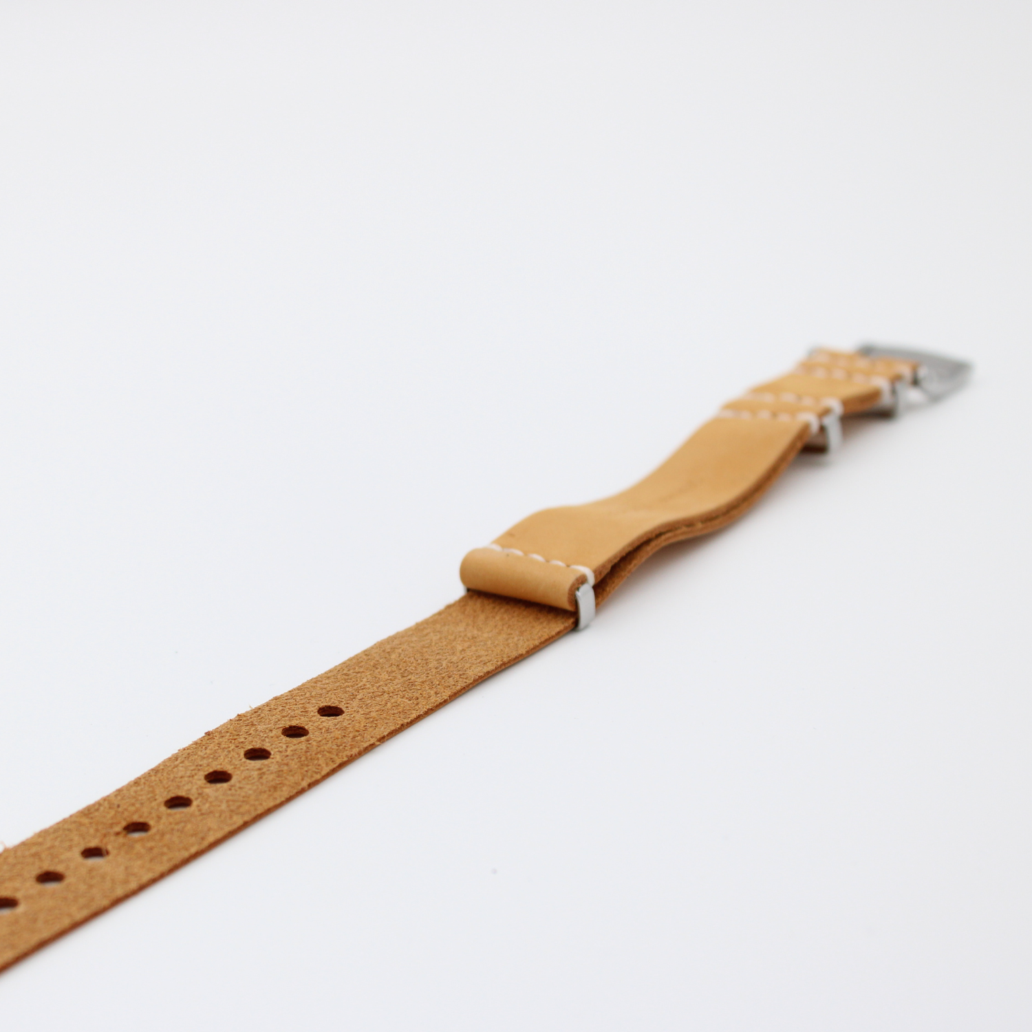 Nato strap - Lys skinnreim i klassisk NATO-design