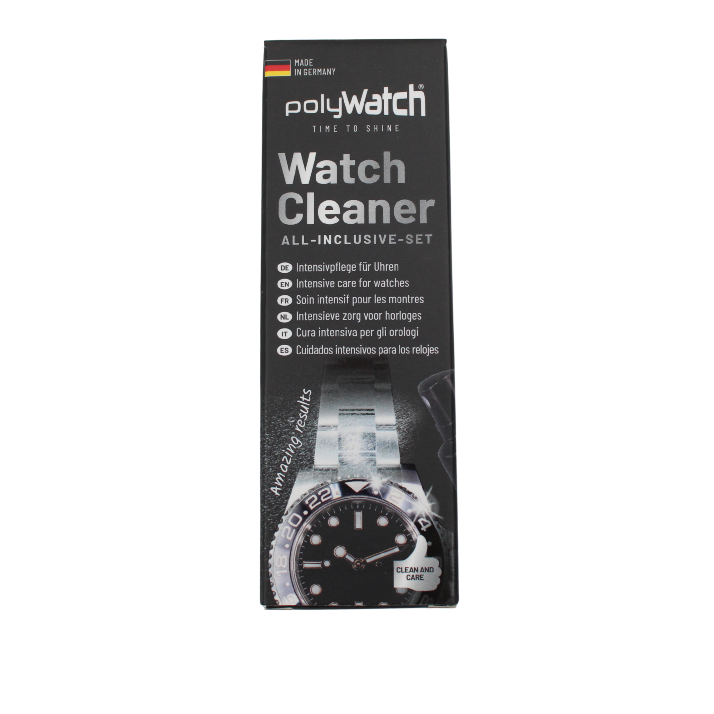 Klokkerens med mikrofiberklut