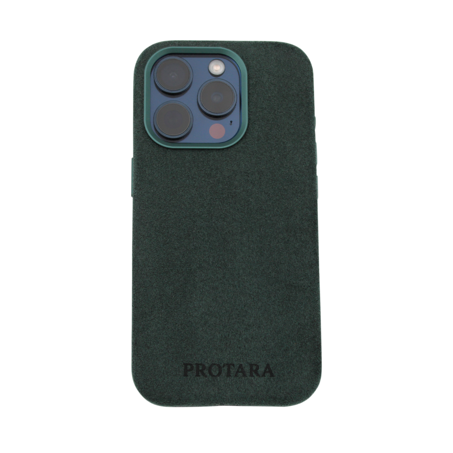 PROTARA Alcantara iPhone 15 Pro deksel - Expedition Green