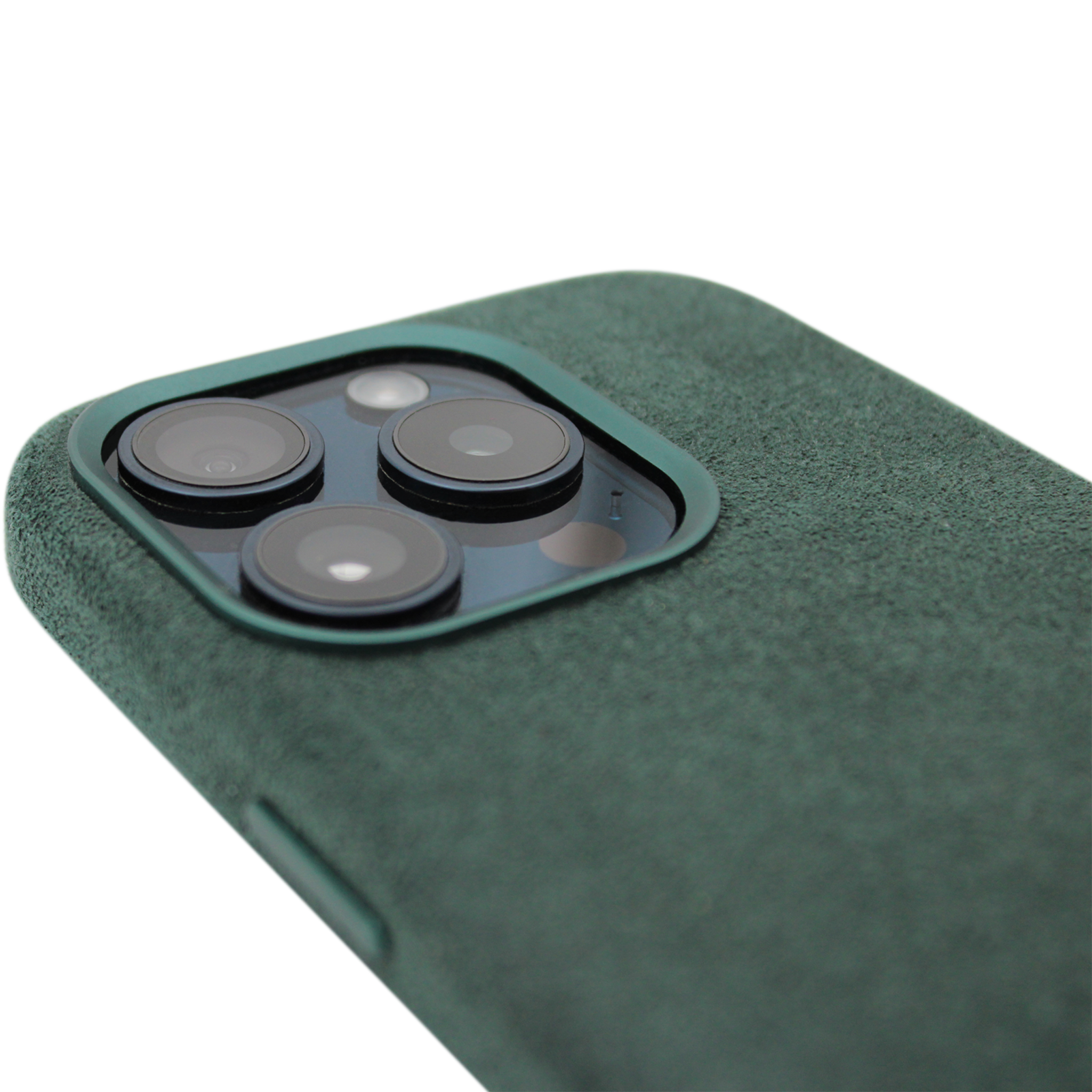 PROTARA Alcantara iPhone 15 Pro Max deksel - Expedition Green