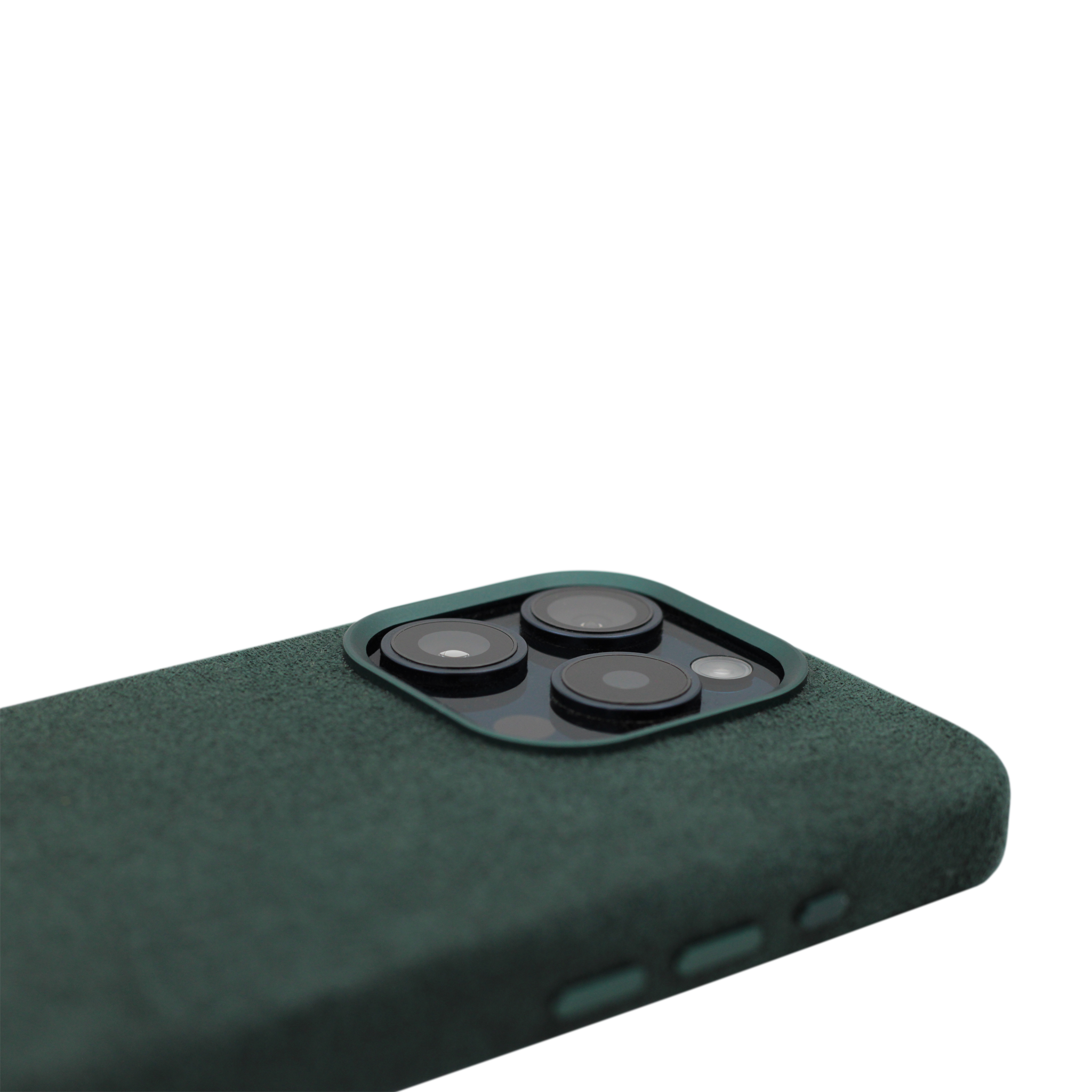 PROTARA Alcantara iPhone 15 Pro deksel - Expedition Green