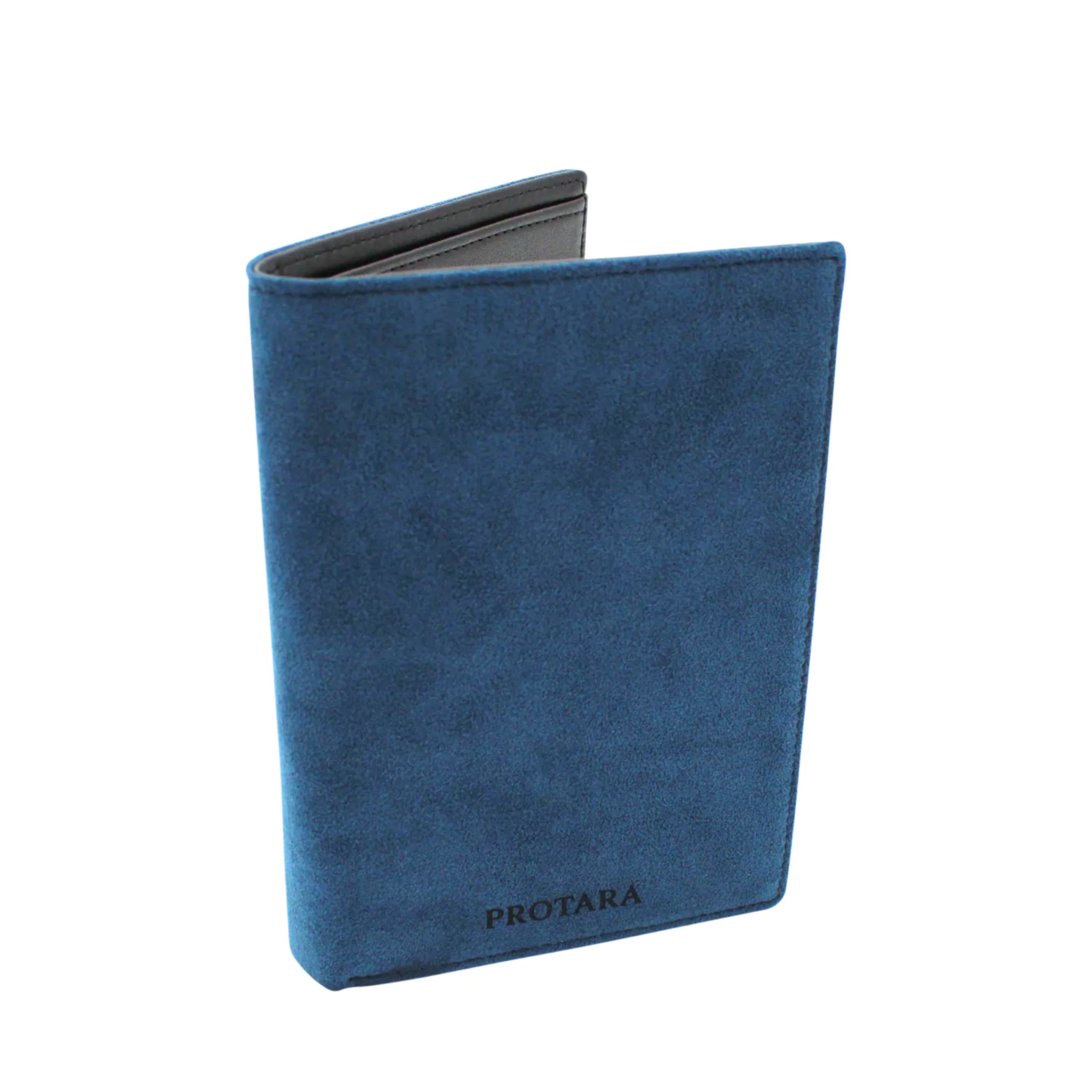 PROTARA Alcantara Reisepasshülle – Ocean Voyage Blau