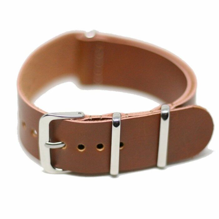 Nato Brown Leather 18MM