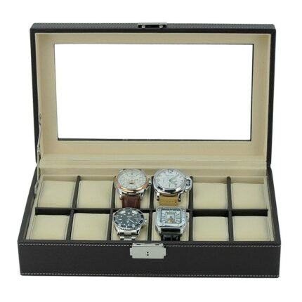 Clock box for 12 watches