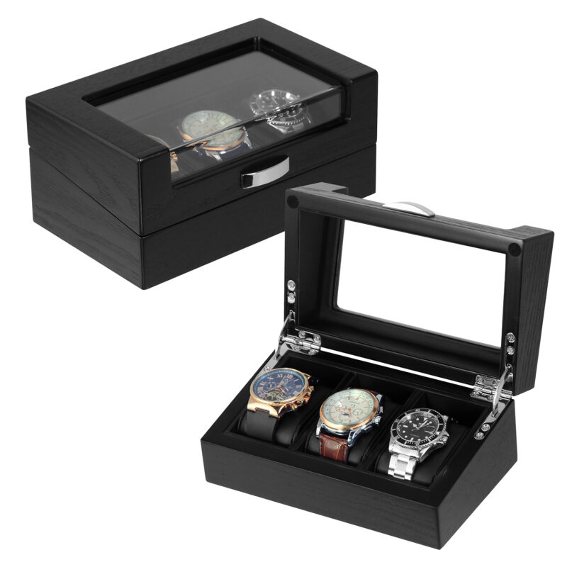 clock box for 3 watches