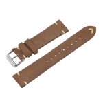 Suede Leather Strap Mørk brun